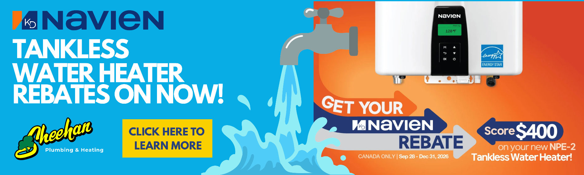 Navien Tankless Water Heater Rebates On Now